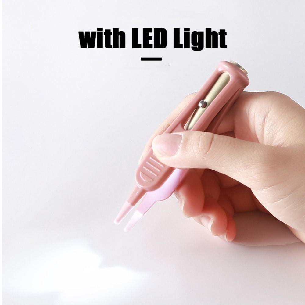 Младенческие безопасные пинцеты для носа Пластиковый чистящий пинцет Уход за телом Детские клипсы для выковыривания козявок