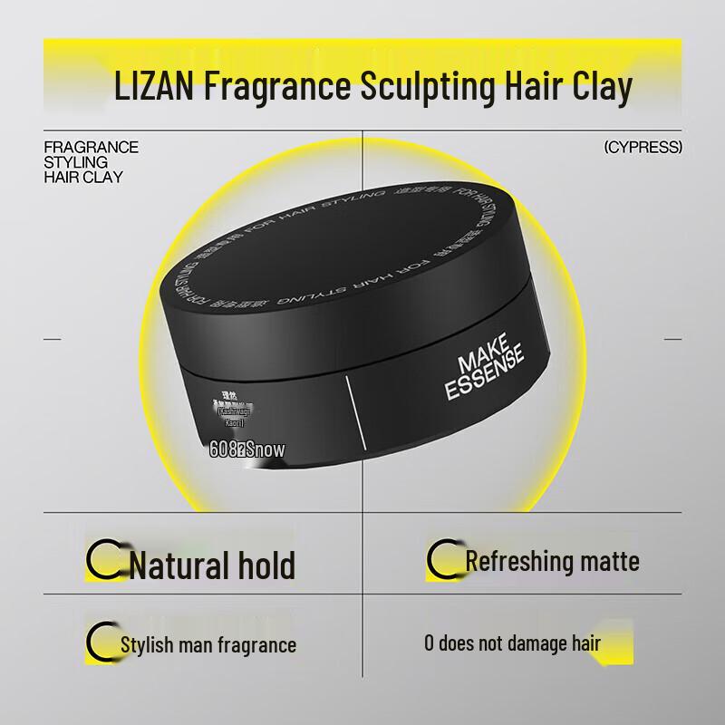 LIRAN Men's Hair Styling Clay & Spray Gel Set