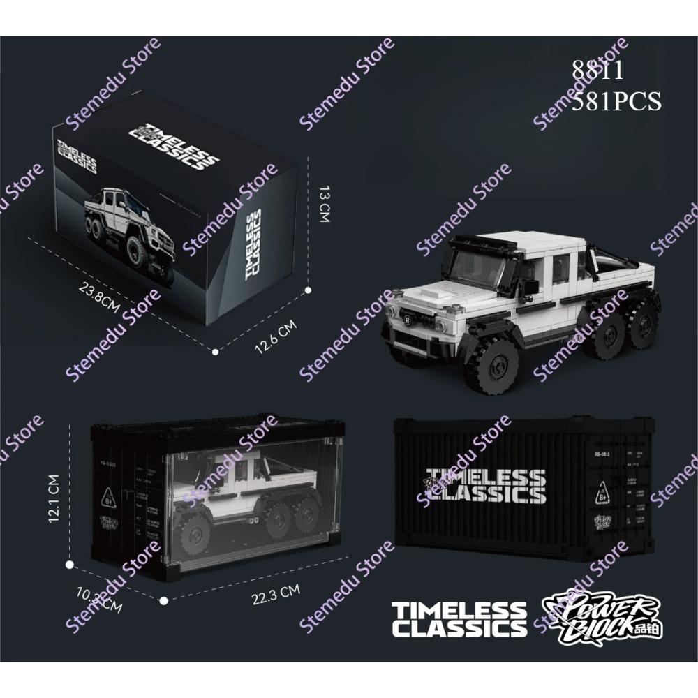 MOC PB8801-8849 Технический Чемпион Скорости Модель Гоночного Автомобиля MX5 Кемпер Контейнер Строительный Блок Кирпич Сборка Игрушки Детский Рождественский Подарок