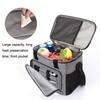 24L Thermal Insulated Travel Lunch Bag Waterproof Oxford Cloth Picnic Cooler Tote Shoulder Bag