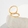 Мода Высокое чувство простоты кольцо легкое роскошное глянцевое геометрическое неправильное кольцо Ins Wind Personality Wind Tide Commuter женские украшения