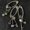 Trendy Dice Metal Keychain - High-End Niche Accessory for Bags & Waist Pendants
