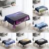 Starry Sky Tablecloth Home Decor Stain Resistant Waterproof Table Decoration Rectangular Kitchen Fireplace Countertop