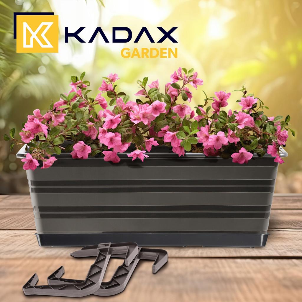 KADAX Skrzynka Balkonowa Doniczka Z Uchwytami  