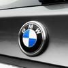 BAAD1 1pcs 78mm Rear Boot Trunk Emblem Badge For BMW 51141970248 E53 E66 2 Pins Silver Base Aluminum Sticker Blue White Accessories