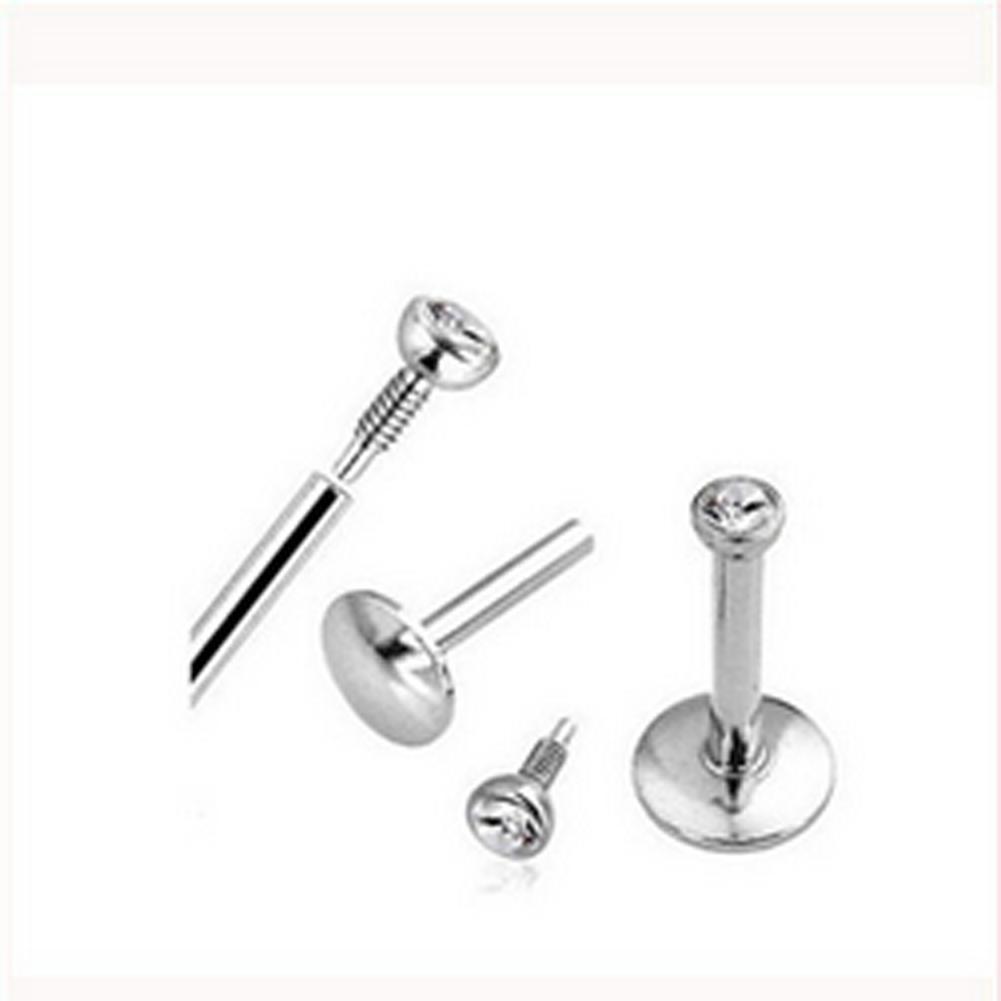 Хорошие украшения для тела Монро Трагус антиаллергенный губной лабрет кольцо 316L хирургическая сталь гвоздики пирсинг циркон мода 1 шт