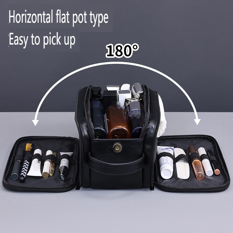 Карманы ПУ Косметичка Женская Мужская Дорожные Принадлежности Сумка для Макияжа Водонепроницаемый Органайзер для Косметики и Средств для Умывания