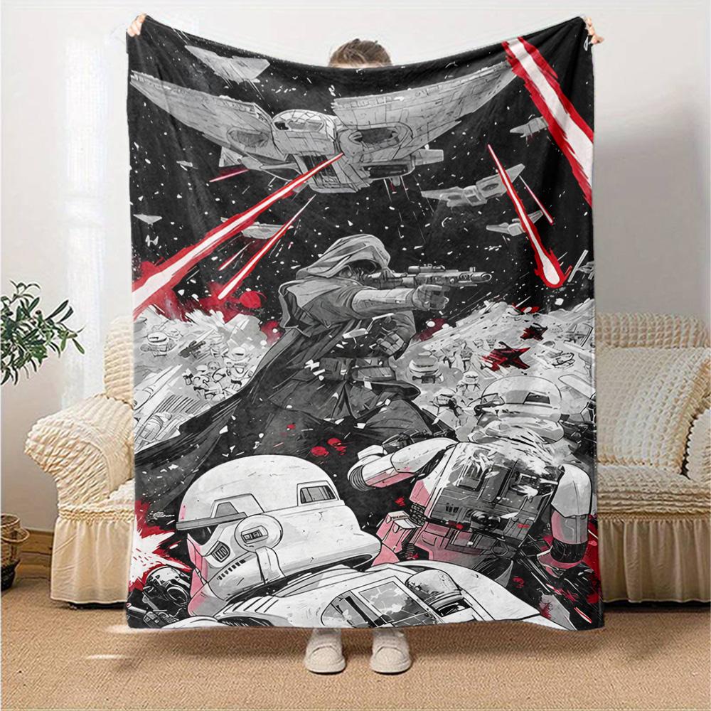 Star Wars Blanket Durable Comfort Suitable for Bed Picnics Couch for All Occasions Modern Style Ideal Gift for Friends Family Couples Picnic