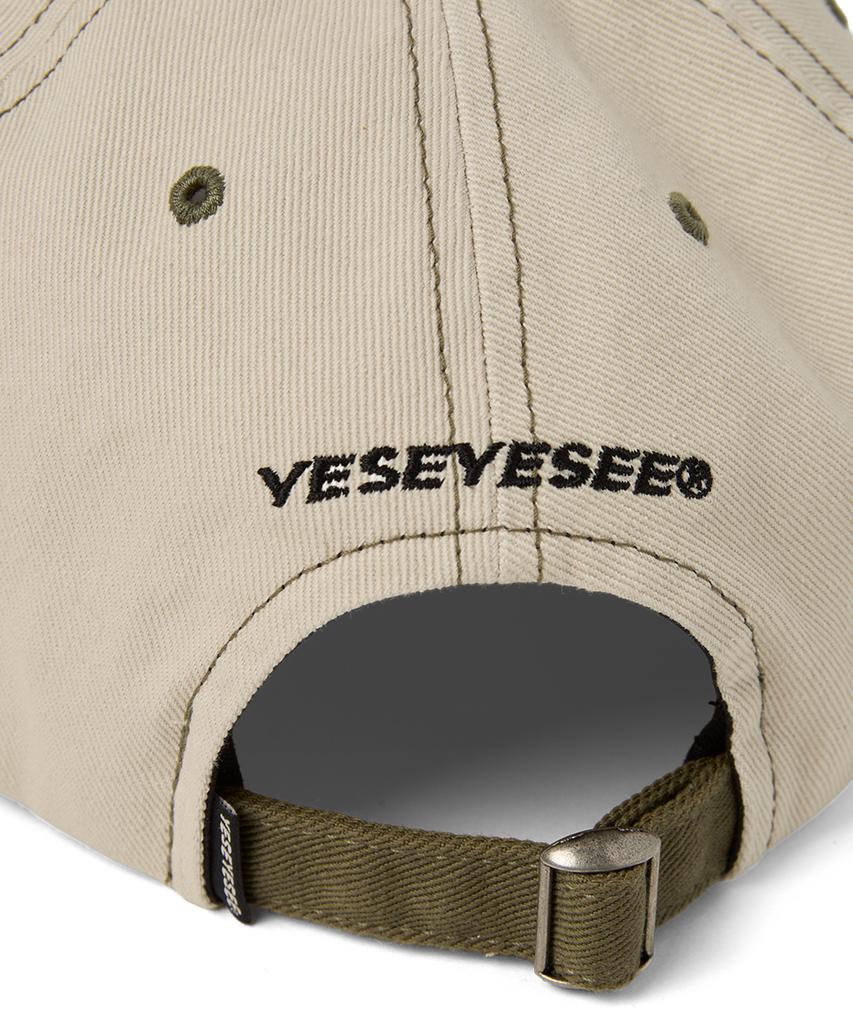 YESEYESEE Y.E.S Кепка-бейсболка Бежевая