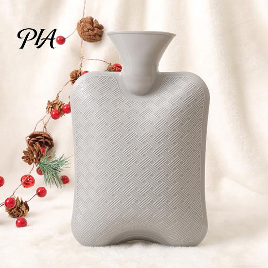 Winter Hot Water Bottle 500/1000/2000ML Christmas Bottle, PVC Bag with Plush Cover, Warm Long Lasting Heat Retention, for Hands & Feet Xmas