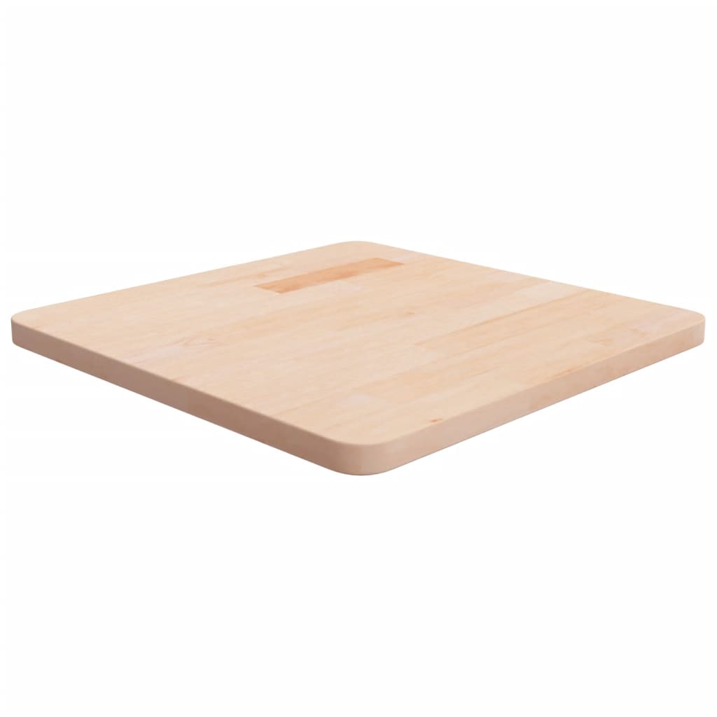 Vidaxl Kwadratowy Blat Do Stolika, 50X50X2,5 Cm, Surowe Drewno Dębowe
