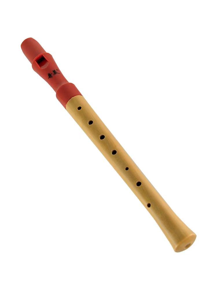 Chime Soprano Recorder: Half-Wood, Six/Eight-Hole, German/English Fingering, for Adults & Children.