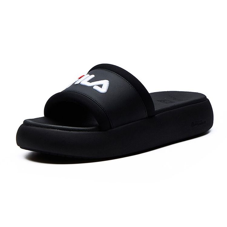 Fila Heritage-FHT Donut Fashion Casual Soft Comfortable Slide Sandals Women Sandals Black F12W124622FBK