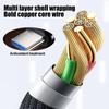 120 Вт 10 А быстрое зарядное устройство PD Dual USB C - Type C кабель для зарядки высокоскоростной передачи данных шнур для iPhone Samsung Mi Data шнур