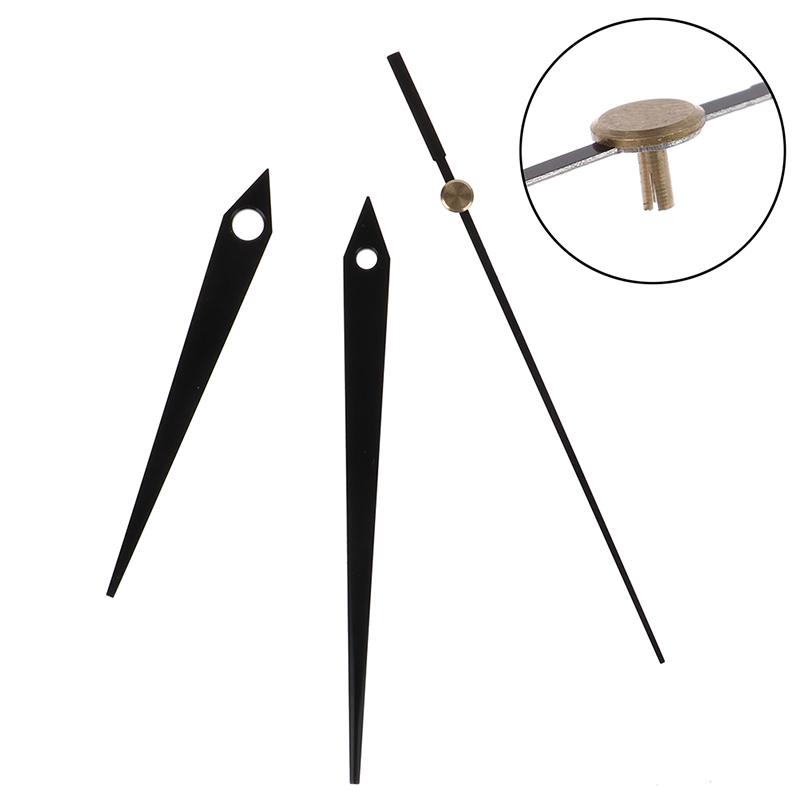 Кварцевый часовой механизм Механизм Черные стрелки DIY Настенные часы Ремонтный комплект Инструмент