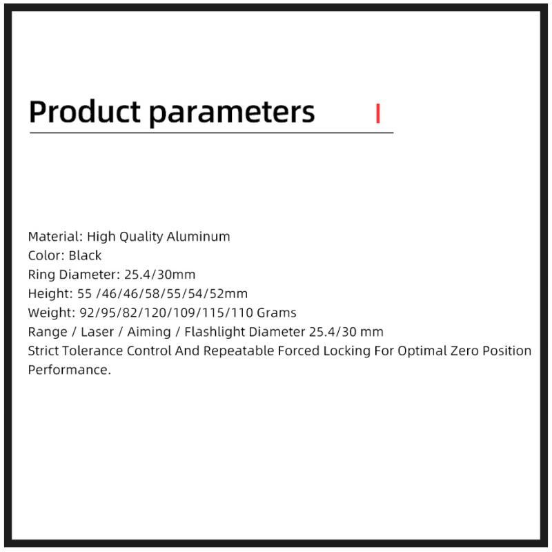 Кольца для охотничьего крепления, диаметр 25,4 мм/30 мм, двойные кольца, рейка, высококачественное крепление
