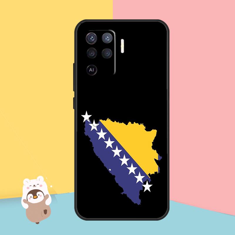 Чехол с флагом Боснии для OPPO Find X5 X3 Lite Pro A15 A16 A52 A72 A5 A9 A31 A53 A83 A93 A54 A74 A94, чехол