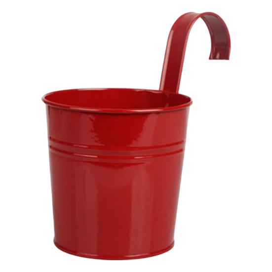 Металлический железный подвесной цветочный горшок, контейнер для дома, балкона, сада, кашпо, бочонок, декор