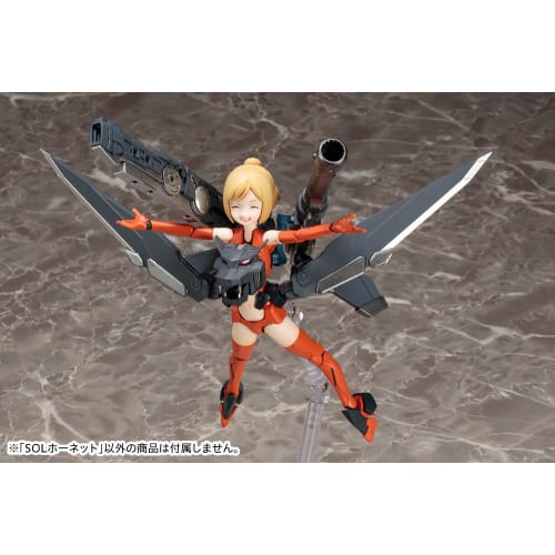 Kotobukiya Megami Device SOL Hornet 1/1 Scale Plastic Model Kit KP412X, Approximately 140mm Tall