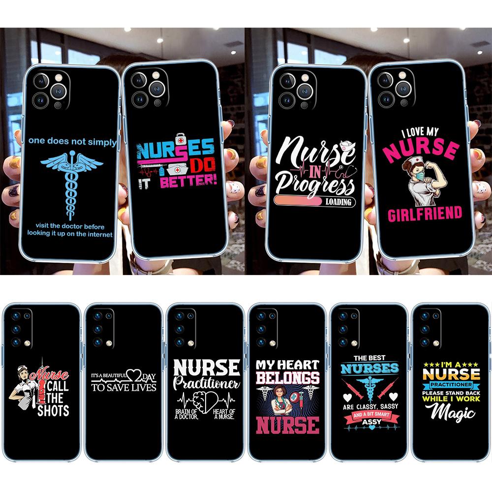 RE22 Doctor Nurse Transparent Phone Case for Motorola Moto G40 G04 G05 One Ace Action  Fusion + Plus Hyper Macro Vision Zoom