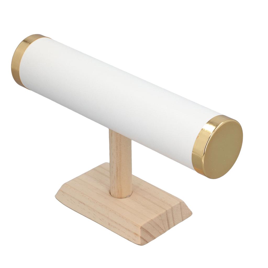 T Bar Bracelet Holder Display Organizer Golden Rimming for Watch Necklace Hair Scrunchy Hoop Headband