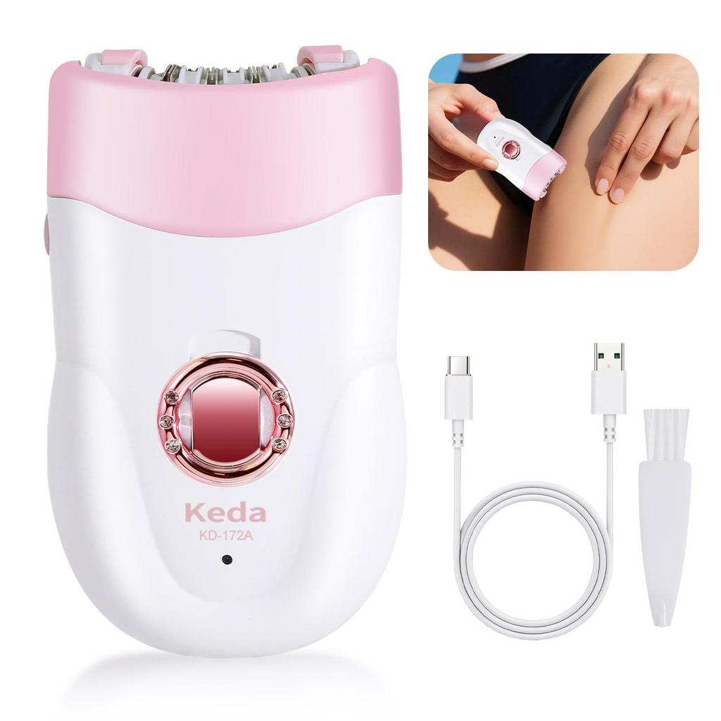 Женский эпилятор Электрическая эпиляция Лицо Тело Леди Бикини Ноги Руки Подмышки Удалитель волос Подмышки Перезаряжаемый