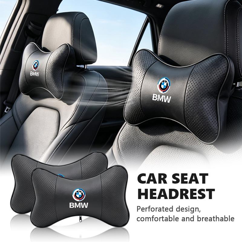 BBKA9 Universal Car Headrest Cushion Neck Support Pillow Comfortable Pad For BMW Performance E91 X5 E70 F11 E30 F31 X3 F25 F32 x7