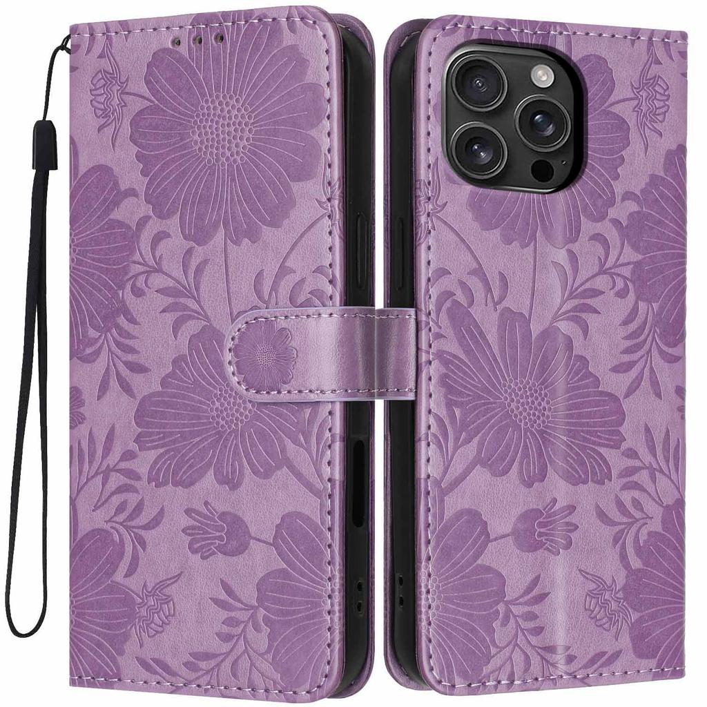 For iPhone 16 Pro Magnetic Case Carbon Fiber Texture Water Transfer PC Phone Cover