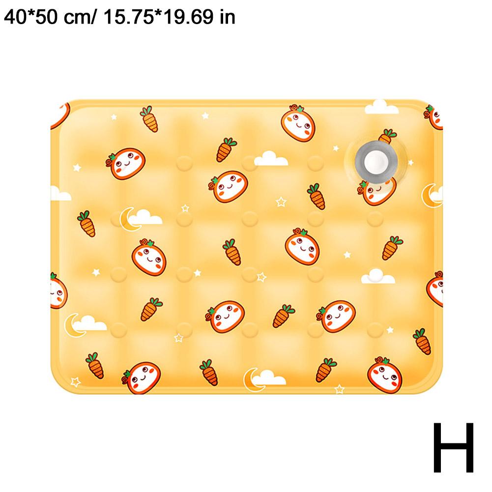 Прочный охлаждающий коврик с рисунком снежинки для домашних животных - Сохраняет прохладу для собак и кошек в помещении и на улице