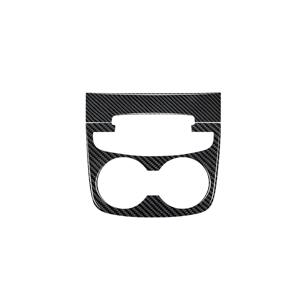 For Toyota Sienna 2015-2016-2017-2018-2020 Carbon Fiber Car Rear drain cup holder Sticker Trim Film Accessories