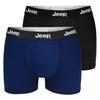 Jeep Men's Classic Boxer Shorts Set Dark Colors Cotton 6 Pack