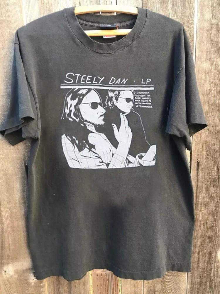 90s Steely Dan Band Basic Charcoal Short Sleeve Unisex T shirt For Men Women Unisex T-Shirt