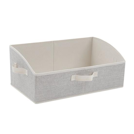 1/2 шт. Корзины для хранения большой емкости, легкий доступ, складные контейнеры для одежды, коробка, трапециевидный органайзер для шкафа, ящики с ручками