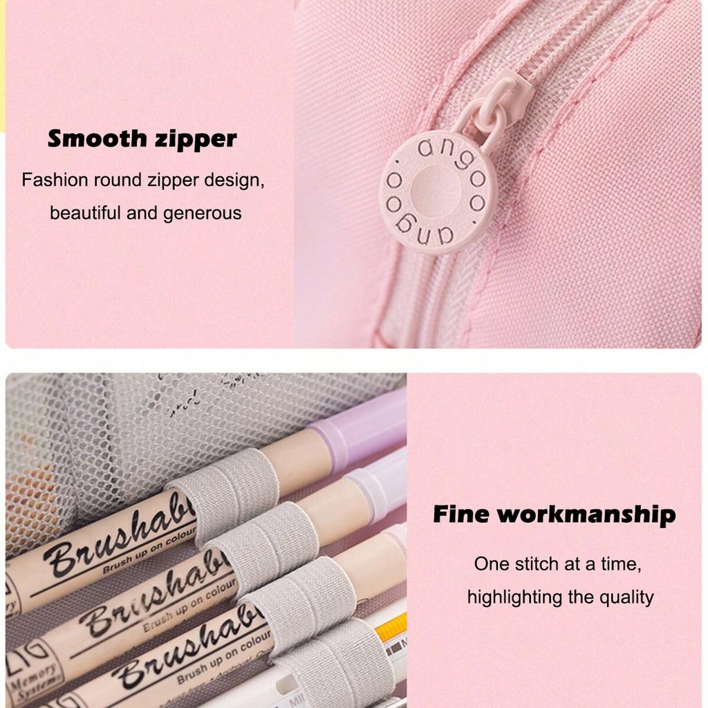 Пенал большой емкости, многофункциональный пенал PenPouch, пенал цвета макарон для хранения канцелярских принадлежностей для школьников и студентов, школьные офисные принадлежности