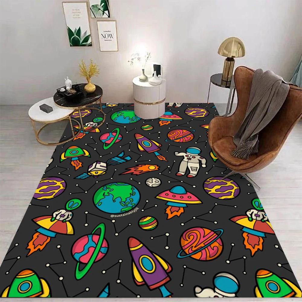  Anime Carpet Cartoon Living Room Bedroom Kitchen Sofa Table Balcony Rug Non-slip Washable Mat Exquisite Home Ornaments