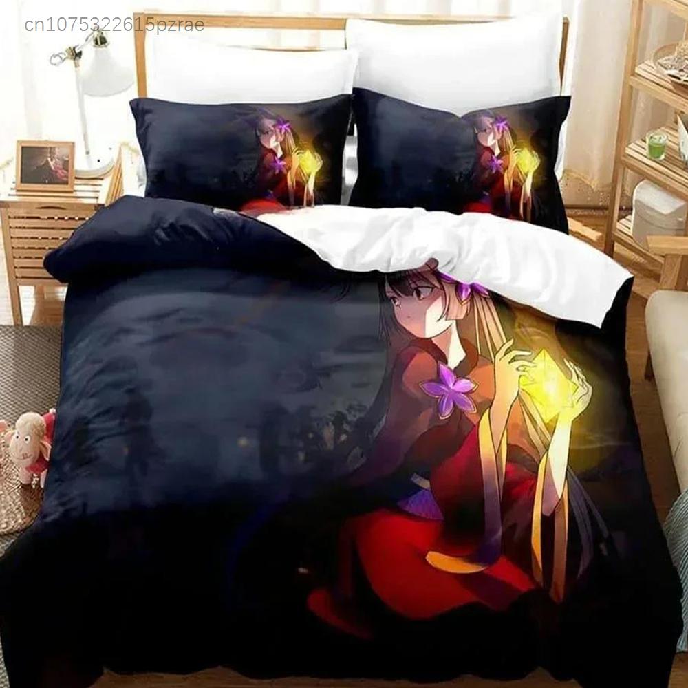3D Печать Аниме Pixiv Fantasia T Комплект Постельного Белья Печатный Комплект Постельного Белья С Наволочкой Покрывало На Подушку Постельное Белье Мягкое Размер Queen King Домашнее