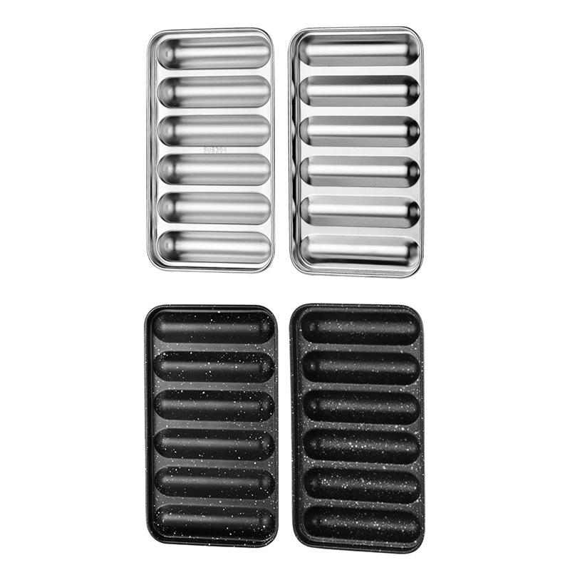 Форма для колбасы из нержавеющей стали 304, детская форма для приготовления хот-догов, кухонный гаджет для самостоятельного приготовления колбасы в коробке для запеченного окорока