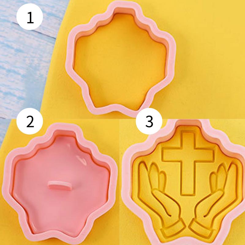 Набор формочек для печенья «Святое Причастие» Религиозный набор для печенья на Крещение Набор из 8 формочек для печенья Первое Причастие Религиозное Крещение Святой ПП