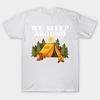 Футболка женская We Sleep Around Camping футболка смешная Camp Shirt Harajuku Print Kawaii футболка летняя с коротким рукавом женская футболка топ футболка