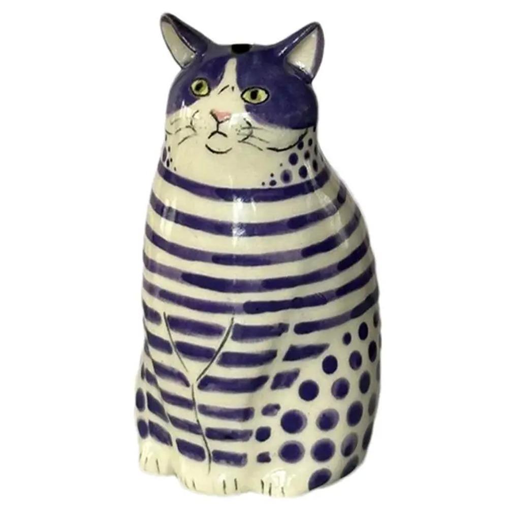 Cute Polka Dot Cat Vase Multicolor Tiny Animal Flower Vase Decorative Bottles Home