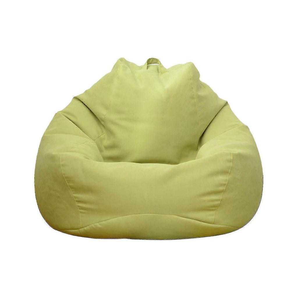 New Extra Large Bean Bag Chairs Couch Sofa Cover Indoor Lazy Lounger For Adults Kids Sellwell (does Not Include Padding)-90 * 110cm-Gray