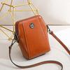 Женская сумка через плечо Pure Color Retro Faux Leather Съемный регулируемый плечевой ремень