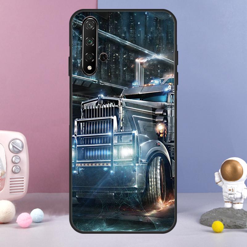 Heavy Truck Car For Huawei Nova Y72 Y61 Y91 Y73 Y90 Y70 Y60 12s 12i 11i 8i 9 10 SE P60 P30 Pro P40 Lite Case