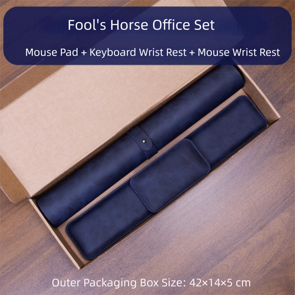 PU Desk Pad Waterproof Laptop Desk Mat Portable Large Mousepad  Mouse Wrist Guard