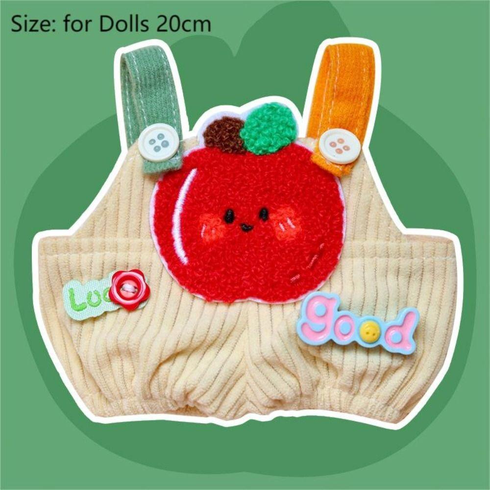 Multi-color Doll Overalls Suit Fruits Overalls for 20cm Doll Wears Clothes Accessories