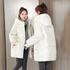 Зимняя корейская версия пуховика с хлопковой подкладкой, женская длинная толстая хлопковая одежда, женская свободная одежда-хлеб, куртка с хлопковой подкладкой большого размера