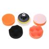7 шт. 3-дюймовая губка для вощения, буферные подушечки для полировки, комплект переходников для сверла M10 для полировщика автомобиля