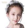 Hair Piano Head Handmade Hair Ornament Accessories, Recital, Dress, Girls, Children, Handmade, Arrangement, (D) (PHC12-W)