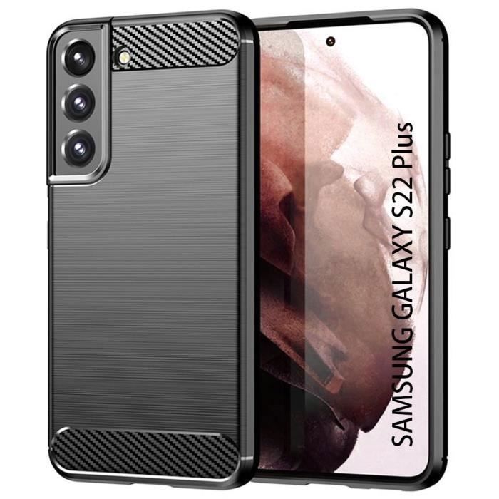 Защитный чехол - PROSHOP - для Samsung S22 Plus - Черный - Силикон - Ударопрочный