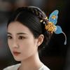 Beautiful Hanfu Butterfly Hair Fork Headwear Exquisite Fairy Side Clips  Girls